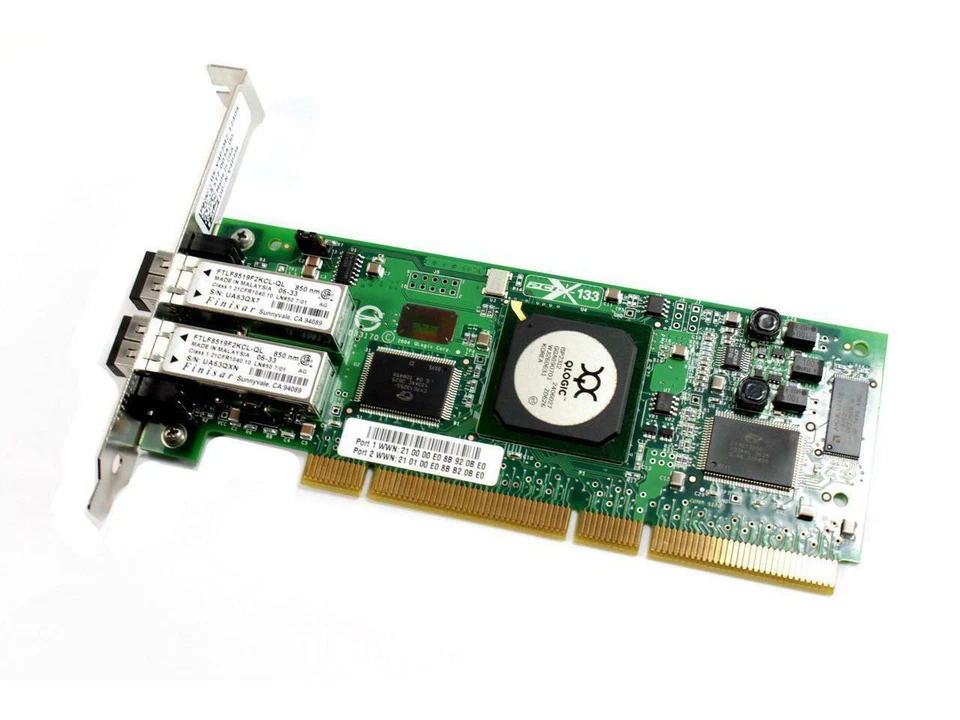 QLogic FTLF8519F2KCL-QL Fiber Channel PCI-X 2Gbps Server Dual Port Cards V4P7M - Image 4 of 4