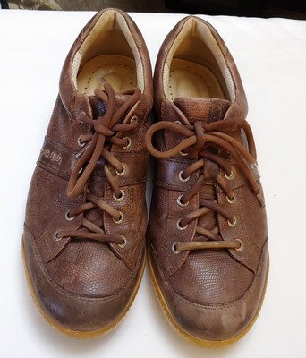 Ecco Mens Street Retro Golf Shoes Spikeless Coffee Brown EU  display picture 1