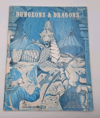 Dungeons & Dragons Basic Blue Rule Book 2nd Ed Nov 1978 TSR/Games Workshop 