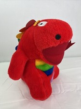 Superior Toy Plush Rainbow Red Dinosour Carnival Prize 10"