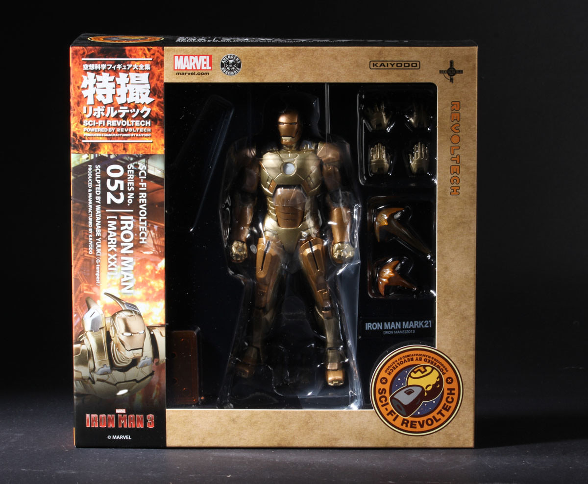 Kaiyodo Marvel Revoltech 052 SCI-FI IRON MAN 3 MARK XXI 21