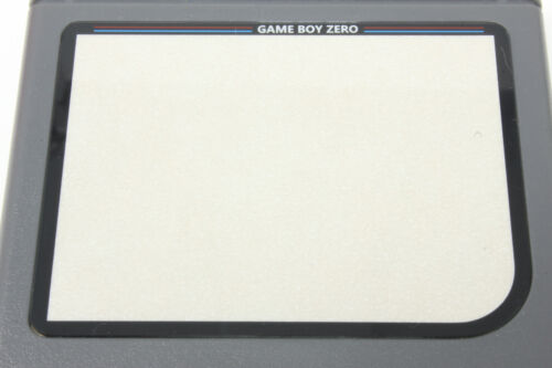 Gameboy Zero Glass Screen Black Colour Strips Game Boy Zero GBZ - Picture 1 of 3