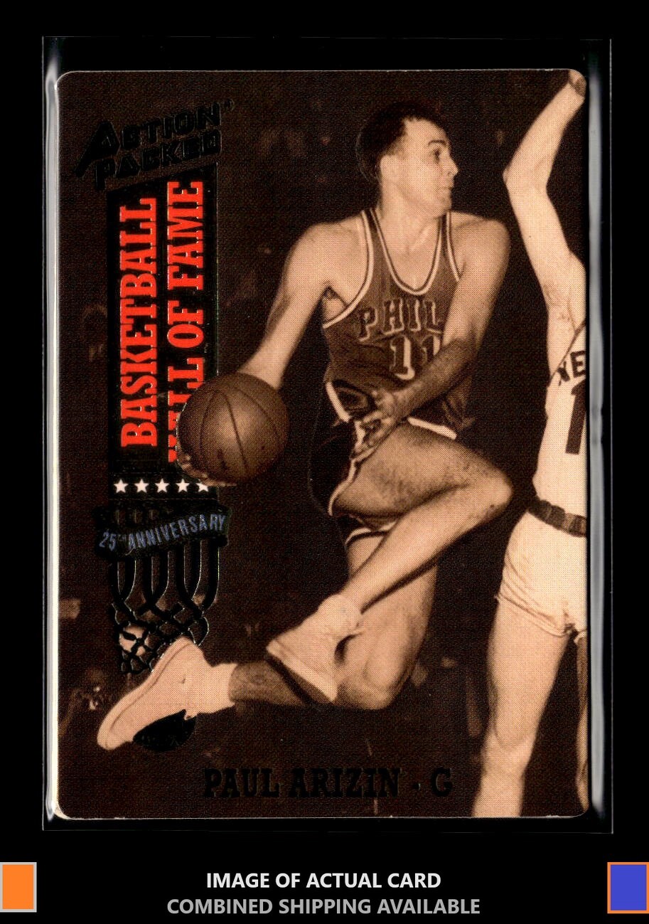 1993 Action Packed Hall of Fame #43 Paul Arizin Philadelphia Warriors