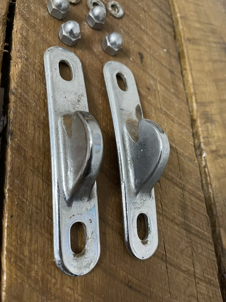 Pestillos de asiento trasero para camioneta Ford 1962-1964 Galaxie Country sedán Fairlane OE Foto 2 de 4