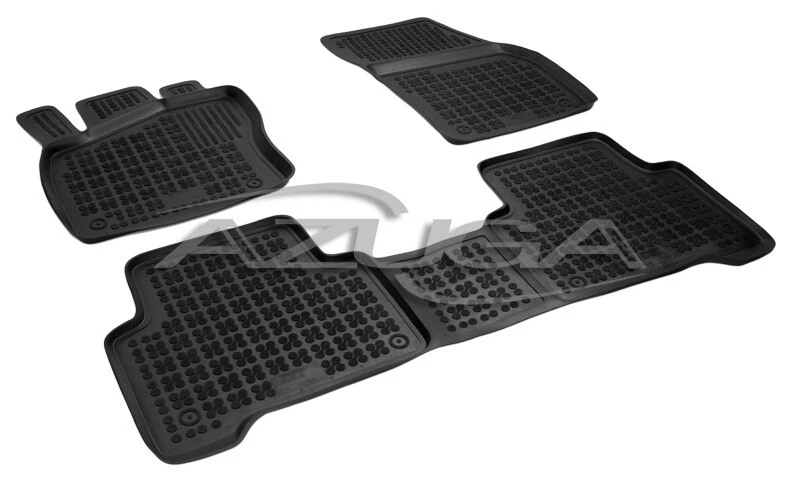 3D Gummi-Fußmatten für VW Touran ab 9/2015 Hohe Gummimatten Automatten mit Rand
