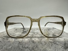 Vintage SRO Ascot SL beigeOval Sunglasses USA FRAMES ONLY 54-17