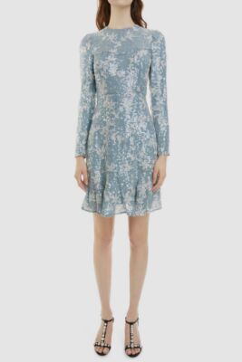 gaia scrunch lace midi dress in forest green GAIA MIDI DRESS IN SMOKE GREEN | CULT MIA main image 0