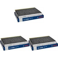 3X Bosch Filter Innenraumluft Pollenfilter Innenraumfilter 1 987 432 300