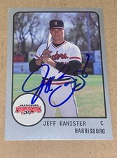 Jeff Banister SIGNED 1988 Harrisburg Senators ProCards #855 RC Auto Pirates