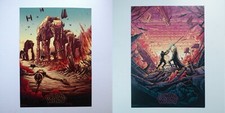 Star Wars: The Last Jedi IMAX Poster Set of 2 TIE Fighter Finn Captain Phasma A4