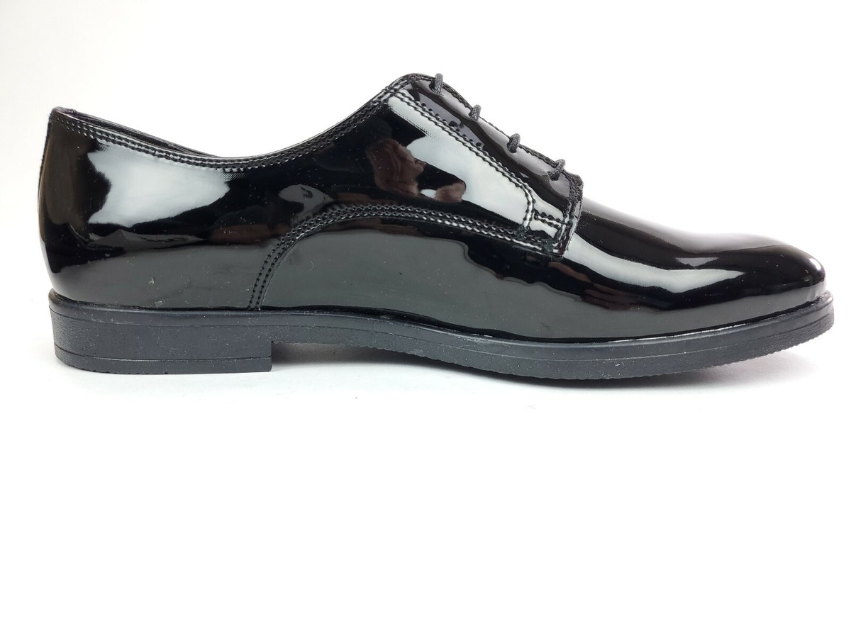 Aldo Men\'s Black Patent Leather Flat Heel Lace Up Derby Dress Shoes Size 10.5 Amazon.com | Ferro Aldo Alvin Men main image 3