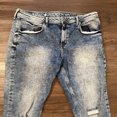 Buffalo David Bitton Jeans Men's 37x28 Evan-X Slim Stretch