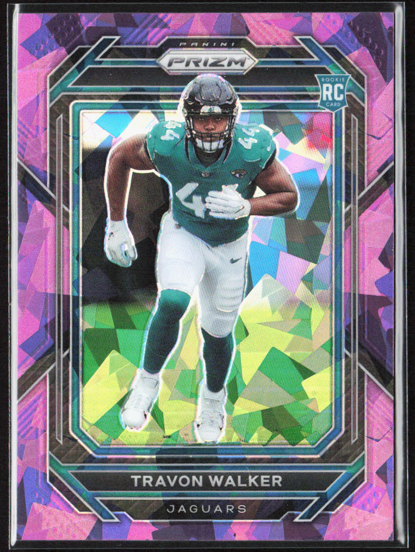 2022 Panini Prizm Travon Walker Purple Ice Rookie /225 #339 Jacksonville Jaguars