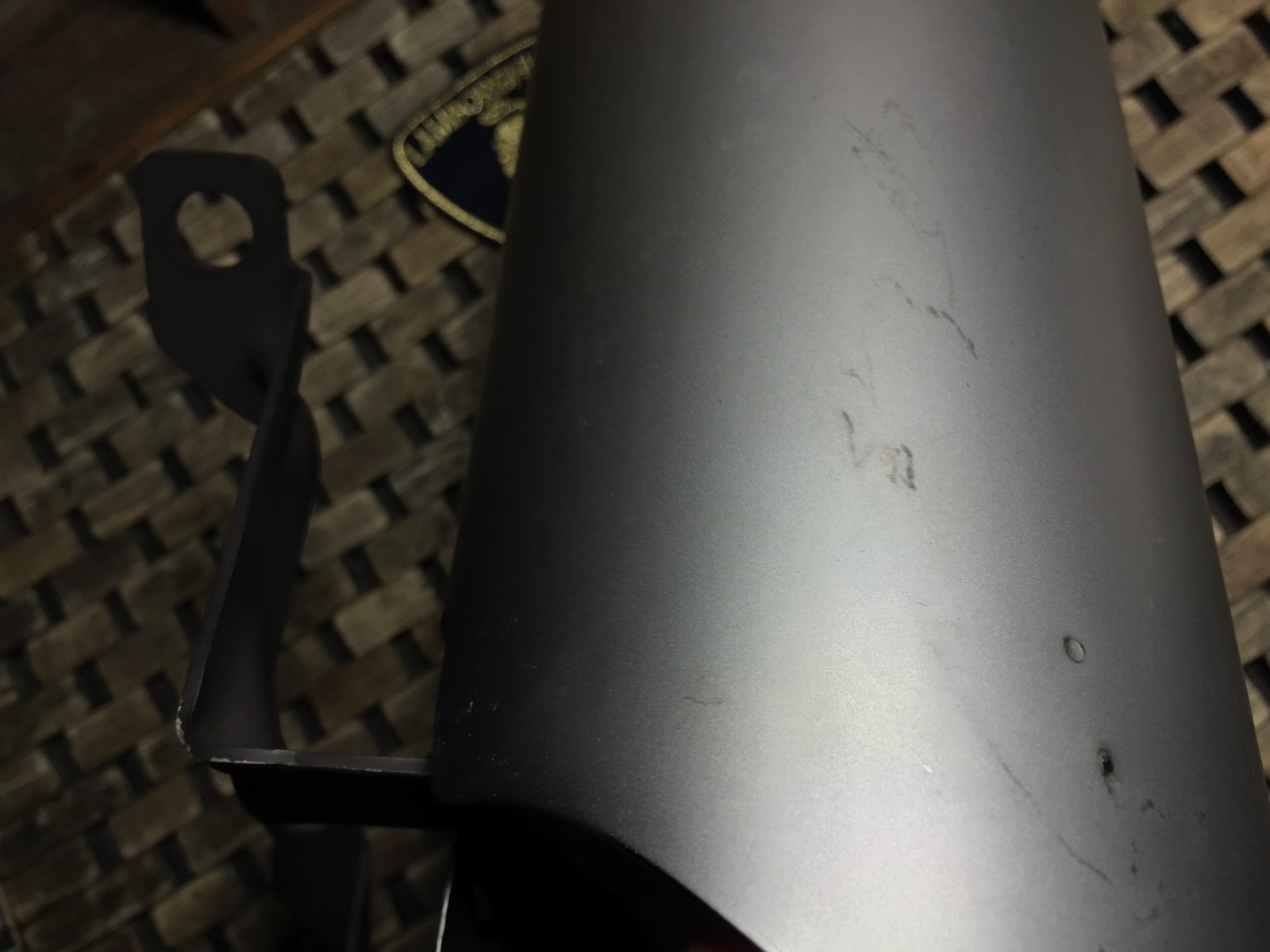 (oEm) LAMBORGHINI HURACAN EXHAUST TERMINALS TRIM TAIL PIPE TIPS SILVER MATTE TIP