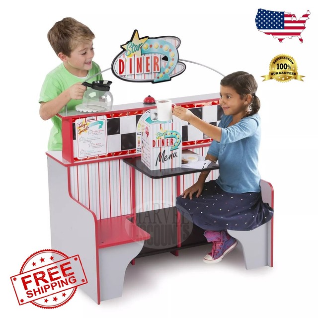 Melissa Doug Star Diner Restaurant And Play Kitchen For Sale