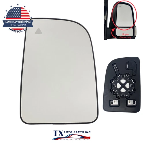 For 2019-24 MB Freightliner Sprinter with BSM Heated Passenger Side Mirror Glass