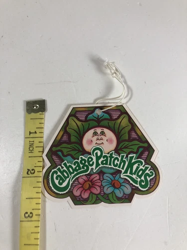 CABBAGE PATCH KIDS HANG TAG VINTAGE ORIGINAL LARGE SIZE 2.5" 1983 COLECO
