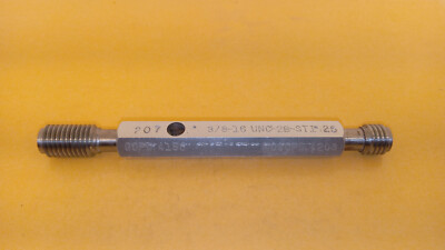 3/8 16 UNC-2  ***STI****  THREAD PLUG GAGE SET GO .4156  / NO GO .4203