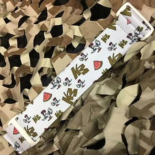 NEW KM Paintball Mask Goggle Strap - 09 Chicken, Watermelon & Waffles - White