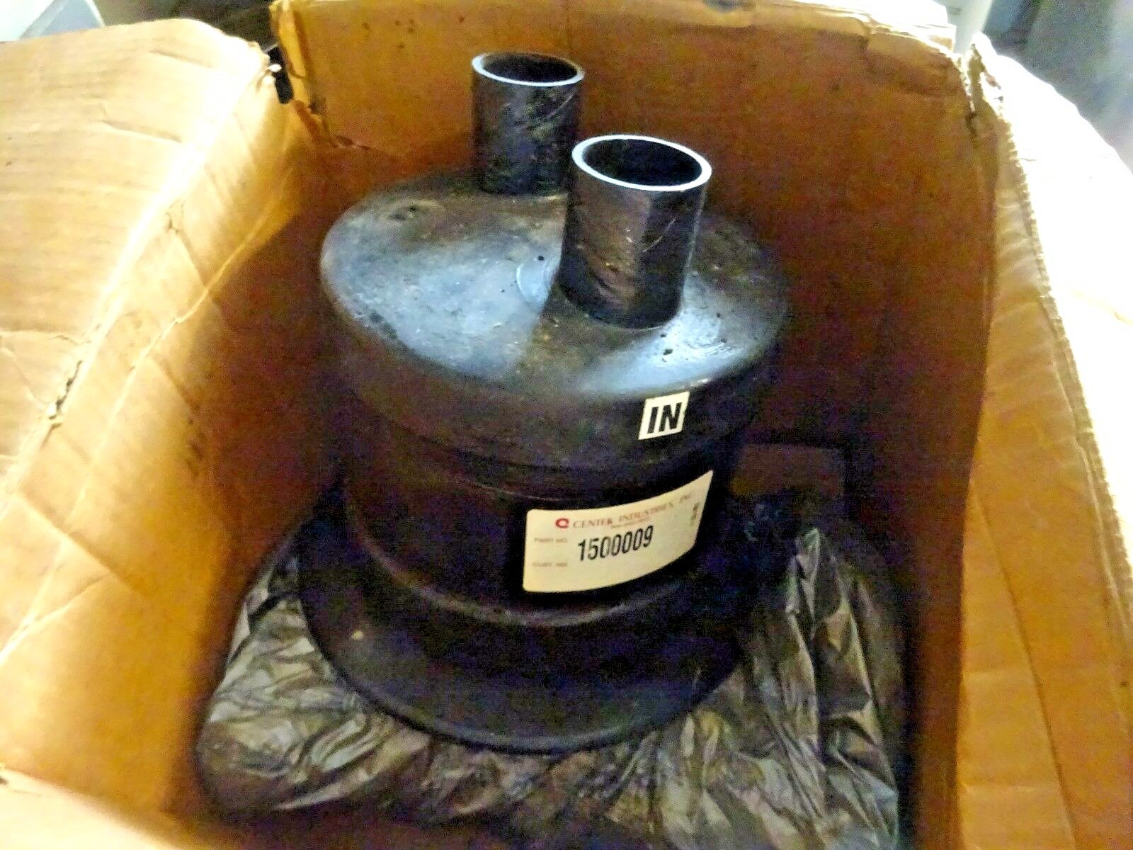 New Vernalift Wet Marine Exhaust Muffler centek 1500009 Ports 2" Height