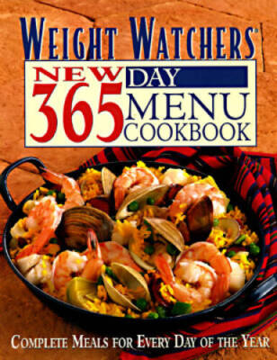 Weight Watchers New 365-Day Menu Cookbook: Complete Meals for Every  - VERY GOOD