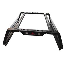 Black Horse Traveler Overland Utility Bed Rack Black Fits 01-26 Silverado 1500