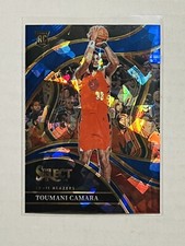 TOUMANI CAMARA 2023-24 Panini Select Courtside Blue Ice Prizm RC #272 SP