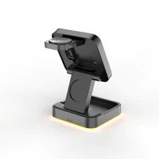 Wireless Charger 3-IN-1 Charging Station Fast Charging Station Folding Stand