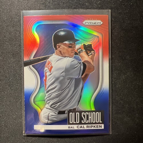 2022 Panini Prizm Old School Cal Ripken OS5 Red White & Blue Prizm