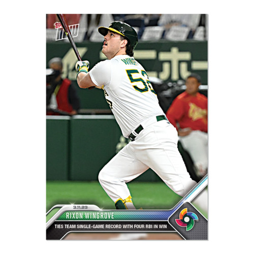 2023 Topps Now WBC-17 Rixon Wingrove