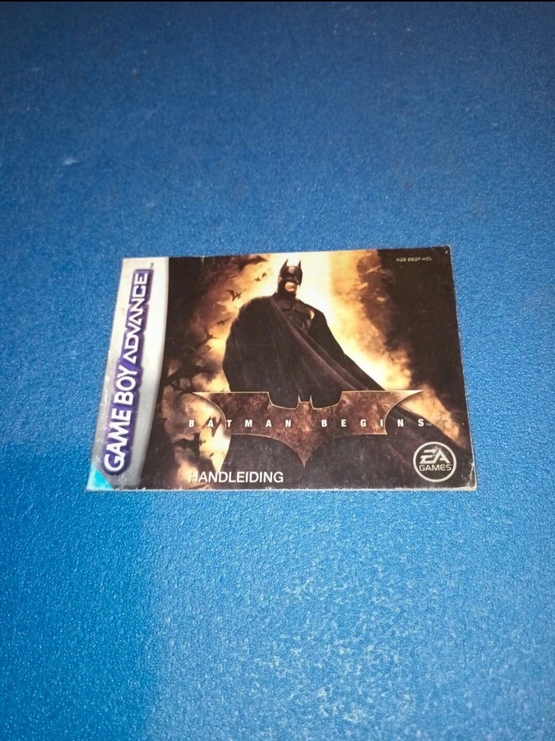 Batman begins Notice manuel d'utilisation Nintendo game boy advance gba