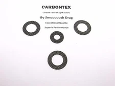 SHIMANO REEL PART Tekota 600 - (4) Smooth Drag Carbontex Drag Washers #SDS1
