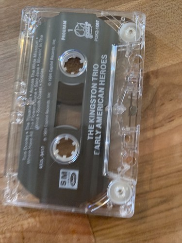 The Kingston Trio Cassette Tape Early American Heroes - Picture 4 of 6