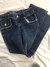 HANNAH MONTANA girls Distressed Embellished Blue Jeans Size 10