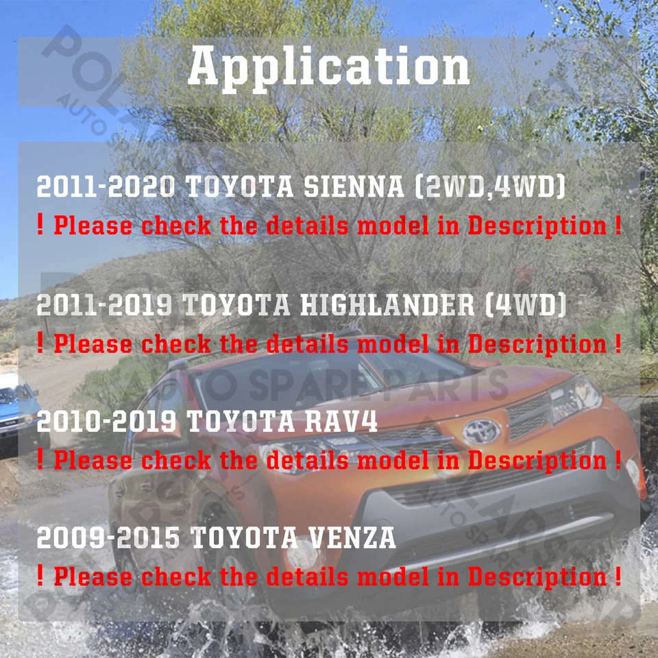 Conjunto de cerradura de puerta trasera para Toyota Sienna 2011-2020 Foto 3 de 4