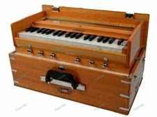 New BINA Double Reeds 6 Stopper 3.25 Octaves Triple Bellow 39 Keys Harmonium