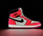 Jordan Insegna sneakers targa 23 Michael nike luminosa NBA lighted sign led logo