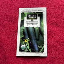 Seeds of Change USDA Organic Marketmore Cucumber Garden Vegetable