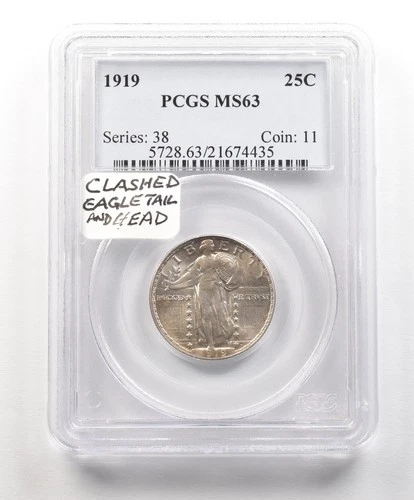 1919 Standing Liberty Quarter MS63 PCGS PQ *4885