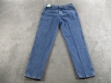 Vintage Wrangler Jeans Mens 36x32 Blue Denim Relaxed Fit Straight Leg Made USA
