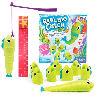 EDUCATIONAL INSIGHTS Reel Big Catch Angelspiel Feinmotorik Mathe Spiel Für Kinder Ab 3 Jahren