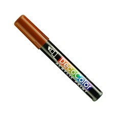 Brown Acrylic Paint Marker 3 Way Chisel Tip for Arts and Crafts Projects