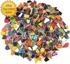 Vibrant Broken Ceramic Tiles for Crafts Mosaics Irregular Polished China Tile