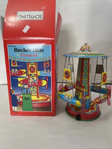 ROCKET RIDE CAROUSEL- SCHYLLING COLLECTOR AS SEEN IN BABY  EINSTEIN !