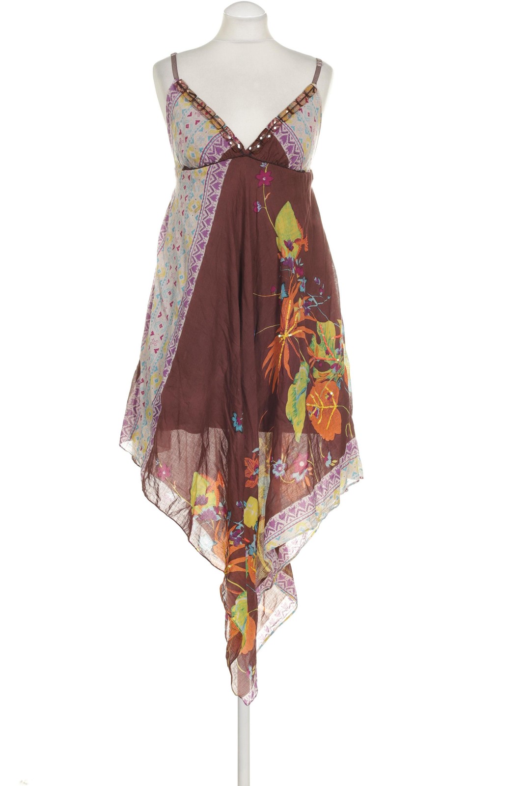 RINASCIMENTO Kleid Damen Dress Damenkleid Gr. XS Braun #k615k0g