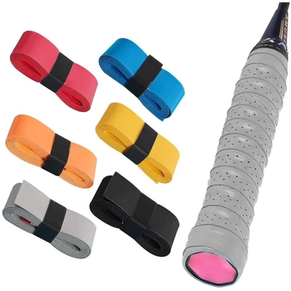 Vielseitiges Griffband Set - 6 Farben, Selbstklebend für Tennisschläger und mehr - Bild 1 von 4