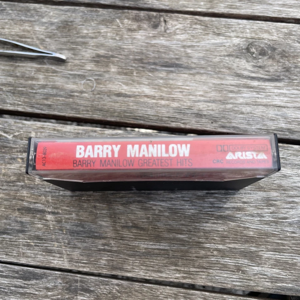 BARRY MANILOW  "Greatest Hits"  Vintage Cassette Tape 📼  Arista Records VGC 🎧 - Image 2 of 4