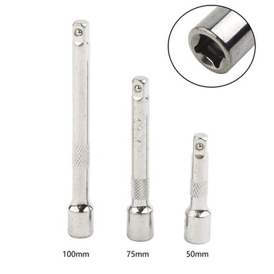 Verl?ngerungsstange Verchromter Stahl 1/4 Zoll 50/75/100 Mm H??lsenschl??ssel