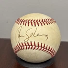 Ryne Sandberg Signed Baseball Autograph Early Sig National League Ball Cubs HOF