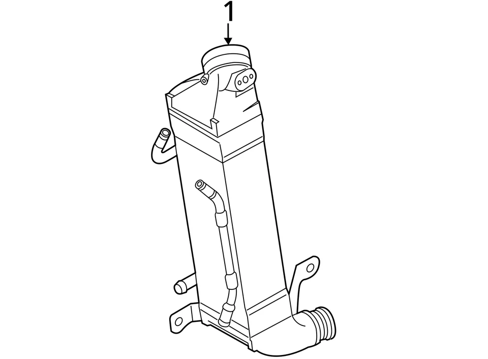 Intercooler 2.0L Fits 12-15 PASSAT 3856337 - Изображение 4 из 4